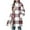 Wine B, variant on Stamzod Jackets for Women Fashion Plaid Stand Collar Long Sleeve Winter Jacket with Pocket Mid Length Casual Warm Coats for Women Purple D XXXL