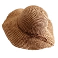 thumbnail image 3 of ManxiVoo Versatile Wide Brim Bow Decor Sun Cap for Women Summer Outdoor Travel and Daily Wear, 3 of 5
