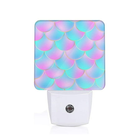 

Sigee Purple Dragon Scales for Night Lights Plug into Wall Dusk to Dawn Sensor Warm White Led Night Light 0.5W for Kid Hallway