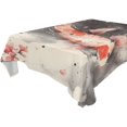 thumbnail image 4 of YAZAOO Square Tablecloth Goldfish with Cherry Pattern Tableclothes, 4 of 9