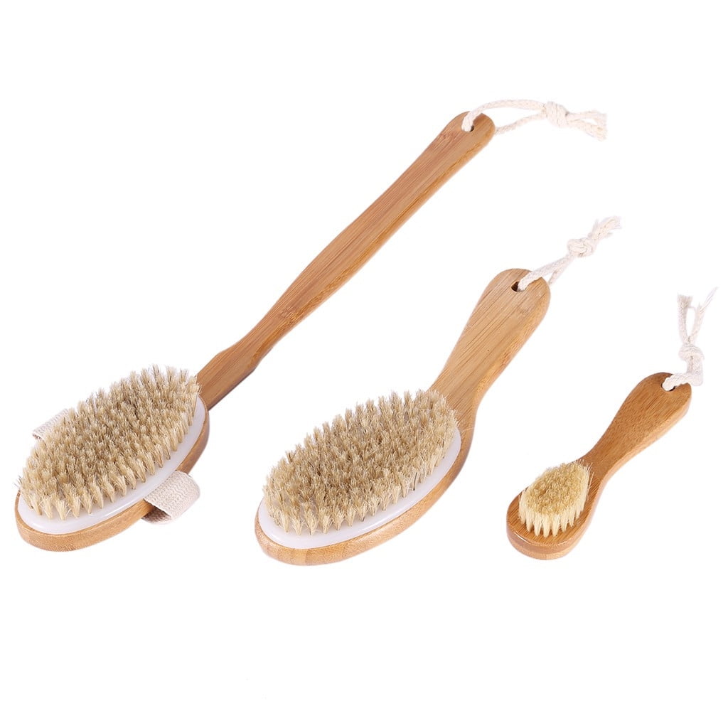 matoen Dry Brush Set Body Care Cleaning Kit Body Brush And Facial Brush