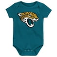 thumbnail image 3 of Newborn Outerstuff Jacksonville Jaguars Little Tike 3-Piece Bodysuit Set, 3 of 4