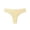 Yellow, variant on Qingpeng Womens Low Rise Lace Trim Thong Solid Color Bow Detail Panties Breathable Underwear Size S-XL