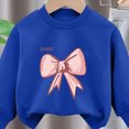 thumbnail image 5 of NOLDARES Toddler Girl Baby Outfits Clothing Long Sleeve Soft Tee + Joggers 2 Piece Clothes Set Cute for School(Blue,4-5 Y), 5 of 5
