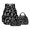 Music Note, variant on Xoenoiee Music Note Print Backpack with Lunch Bags and Pencil Case Set of 3 Elementary School Bags Bookbag for Kids Girls Teens Large Capacity Bagpack Rucksack Travel Outdoor Daypack