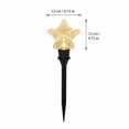 thumbnail image 4 of Solar Stake Lights String Pathway Lights with Star Bubble Ball Covers for Garden Lawn Walkway Patio Yard Festival Decor, 4 of 8