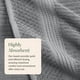 thumbnail image 5 of Juego de toallas de baño Springtree Home Krista 100% algodón x4 Ultimate Grey, 5 of 9