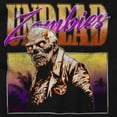 thumbnail image 2 of Halloween Horror Undead Zombie Womens Slim Fit Graphic Tee Brisco Brands L, 2 of 5