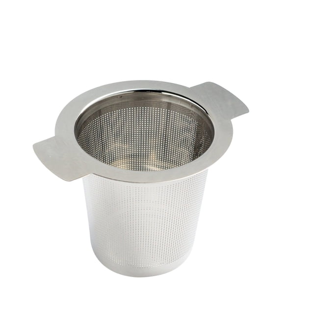 Stainless Steel Tea Infuser, Fine Mesh Leaf Filter, Tea Strainer for Loose Leaf Tea, Tea Accessories for Brewing and Straining, Perfect for Making Fresh Tea at Home