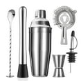 thumbnail image 1 of Set de coctelera ZPUFAW, 6 unidades, 700 ml, acero inoxidable, 1 of 8