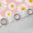 thumbnail image 4 of Homewish Cartoon Floral Daisy Black Out Curtains,Rustic Flower Curtains Pack of 2 (42x63 Each),Pink White Yellow Bedroom Curtains For Girl Kids,Super Cozy Room Decor, 4 of 6
