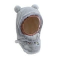 thumbnail image 2 of Gorro de invierno para niños, pasamontañas a prueba de viento, cubierta facial para niños y niñas, ciclismo, esquí Orejas De Oso Azul Yuyangstore Gorro de invierno para niños, 2 of 8