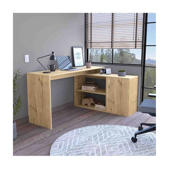 Depot E-Shop Boston Desk - Light Oak