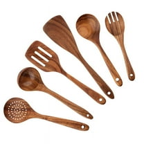 Wooden set, 6-piece set, kitchen utensil set, non-stick set
