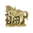 thumbnail image 1 of Figura de caballo de resina, estatua de caballo, obra de , colección decorativa, escultura, adorno para dormitorio, TV, mueble, mesa, estante,, 1 of 9