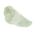thumbnail image 4 of Peine masajeador de piedra de jade natural BuyWeekMX para cuero cabelludo, 4 of 9