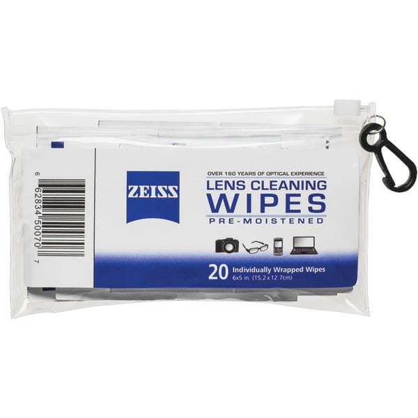 ZEISS LENS WIPES POUCH 20PK