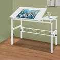 thumbnail image 5 of Art Drawing Desk with Two Lift Mechanisms, 39.37in Adjustment Painting Blueprint Table 0-30 ° Tiltable Tabletop Drawing Desk, 5 of 22