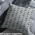 thumbnail image 2 of Castle Fairy Anchor Print Fabric by the Yard 5 Yards, Gray Geometric Stripe Fabric for Sewing, Navy Blue Polka Dots Home Decor Fabric by the Yard, 2 of 6