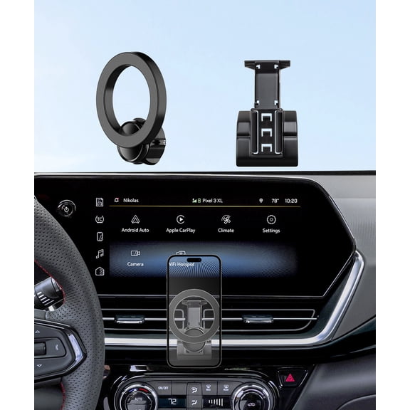 MaserWeller Car Phone Holder for 2024 2025 2026 Chevrolet Trax Accessories, 360° Rotation Phone Mount Compatible with MagSafe, Cell Phone Holder Does Not Affect Air Vent