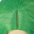 thumbnail image 5 of BERON Green Short Wigs Women Girls Curly Wavy Hair Wig 14" Body Bob Cosplay Party or Daily Use Wigs, 5 of 5