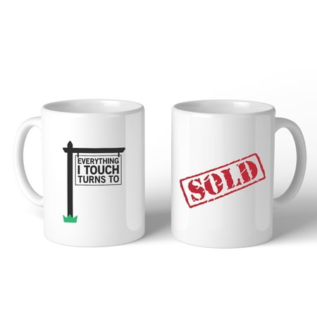 Everything I Touch Turns To Sold Realtor Coffee Mug Funny Gift