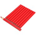 thumbnail image 1 of CUITING 10 Pcs Crayon de Charpentier Multi-Usages 170mm Outil de Marquage Octogonal pour Menuiserie Crayon de Dessin en Bois Rouge Ensemble de Crayons de Charpentier, 1 of 9