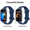 thumbnail image 4 of Silicone Strap For Huawei band 8 9 Watchband SmartWatch Accessories Replacement Wristband for Huawei Band 8 9 Correa Bracelet Yellow For Huawei Band 8, 4 of 5