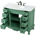 thumbnail image 2 of Elegant Lighting VF10142VM-VW Danville 42" Free Standing Single Basin Vanity Set - Vintage, 2 of 7