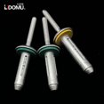 thumbnail image 1 of 10/50pcs. structural folding blind rivet aluminium sealed waterproof rivet fold type 5.2mm 6.4mm 7.5mm, 1 of 6