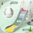 thumbnail image 5 of 7 in 1 Toddler Slide and Swing Set, Kids Slide for Toddlers 1-3 Years Old Baby, Indoor Outdoor with Basketball Hoop Golf for Kids Easy Assembly, 5 of 12