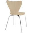 thumbnail image 3 of Modern Contemporary Kitchen Wood Dining Side Chair Natural, 3 of 3