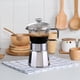 thumbnail image 1 of Cafetera italiana fácil de usar, ligera, con tapa de vidrio, para estufa de inducción, cafetera exprés para oficina, actividades al aire libre, hogar Macarena Cafetera, 1 of 8
