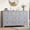 Gray, variant on 7 Drawer Dresser for Bedroom, 54" Modern Wide Dresser with Deep Drawers & Metal Knobs, Large Wooden Chests of Drawers for Entryway Hallway, Black