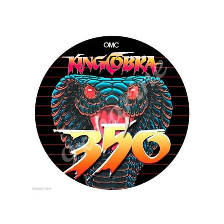 OMC King Cobra 350 Large Sticker