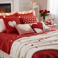 thumbnail image 4 of 4 Piezas Fundas de Almohada de San Valentín, Funda de Almohada con Estampado de Corazones, Perfecto para Regalos de San Valentín, Decoración de Sofás, Salas de Estar y Dormitorios (Rojo), 4 of 4