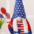thumbnail image 2 of Juguete Del Día De La Independencia De Los Estados Unidos Regalo de muñeca de gnomo con tema de bandera estadounidense para el 4 de julio (Día de la independencia de la bandera) Likrtyny libre de BPA, 2 of 9