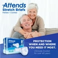 thumbnail image 2 of Attends Stretch Incontinent Brief DDSLXL Large/X-Large Case of 96, White, 2 of 2