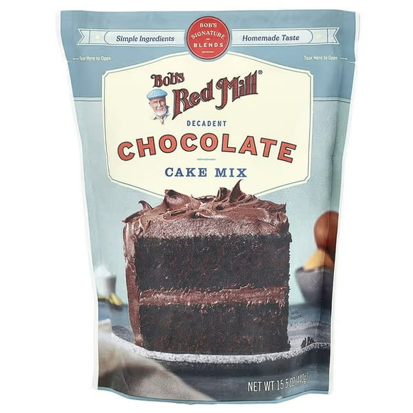 Bob's Red Mill , Mélange à Gâteau au Chocolat Décadent, 15,5 oz (440 g)