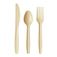thumbnail image 4 of Great Value Disposable Compostable Assorted Cutlery, Beige, 24 Count includes 8F/8S/8K, 4 of 9