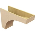 thumbnail image 5 of 12"W x 36"D x 24"H Classic Huntington Rough Cedar Woodgrain TimberThane Corbel, Primed Tan, 5 of 6
