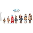 thumbnail image 2 of ArcticThrill Snow Sled for Kids - SnowCruise Sledge - Toboggan with Pull Rope, Backrest and Safety Belt; Outdoor Plastic Winter Sleigh for Toddlers & Kids, 2 of 9