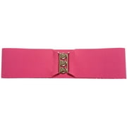 Adult - 50's 3" Elastic Cinch Belt Handmade in the USA - XS/S / Hot Pink