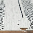 thumbnail image 6 of Boho Area Rugs 3' x 5', Washable Rug Ultra-Soft Anti-Slip Floor Cover Low Pile Farmhouse Carpet Non-Shedding Foldable Geometric Rug for for Living Room Bedroom, Black/White, 6 of 8