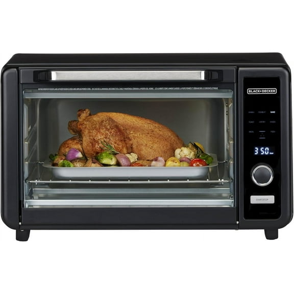 BLACK DECKER Crisp 'N Bake™ 6-Slice Digital Air Fry Toaster Oven