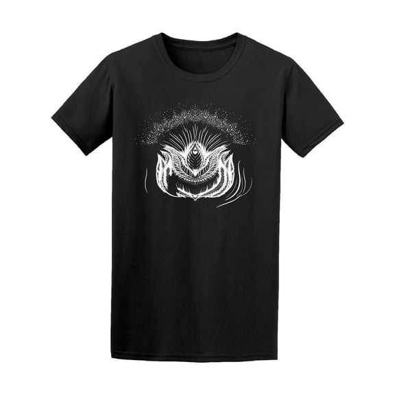 Lotus Flower Chalk Sketch Men's Tee - Image by Shutterstock