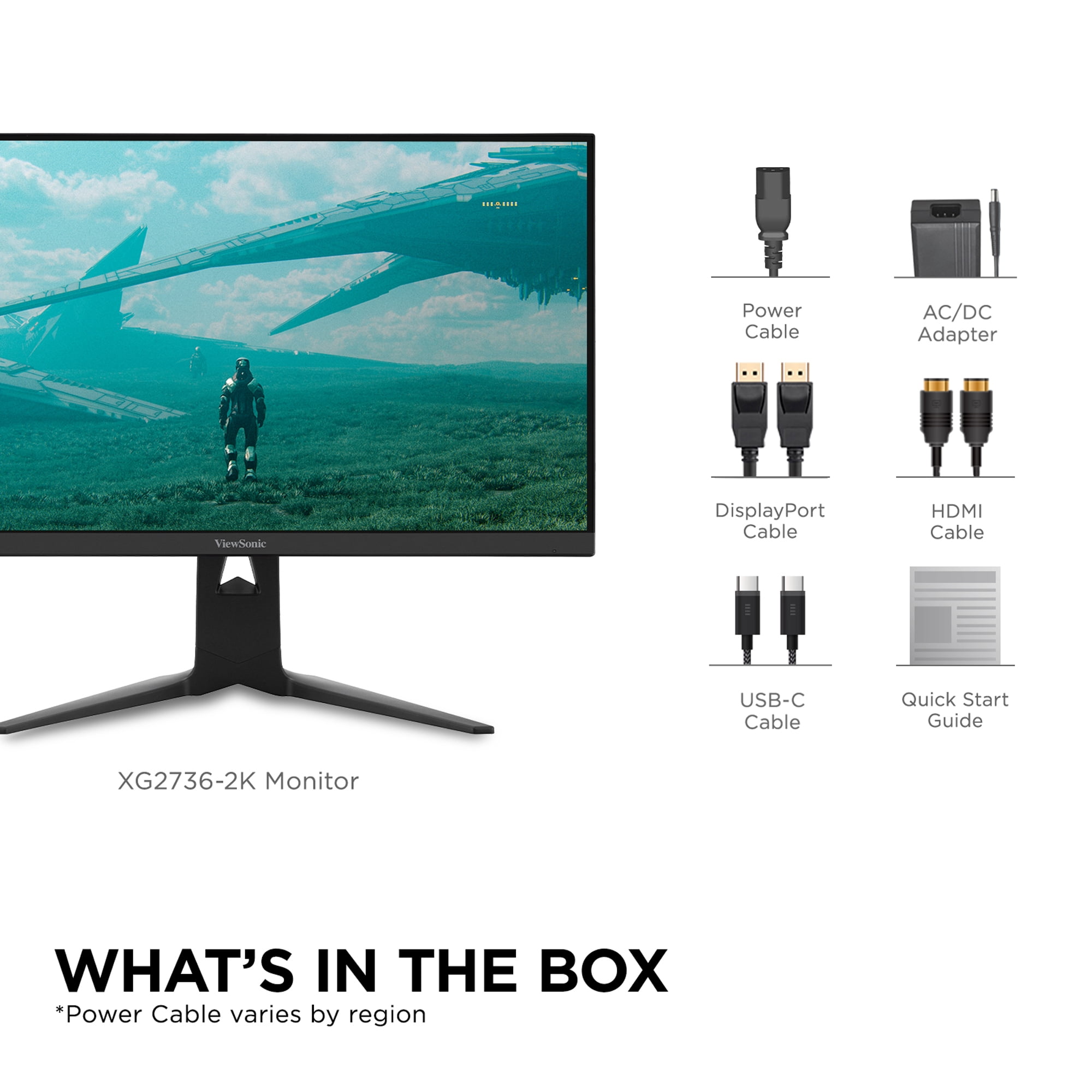 ViewSonic XG2736-2K 27" QHD 0.5ms 240Hz IPS Gaming Monitor with FreeSync