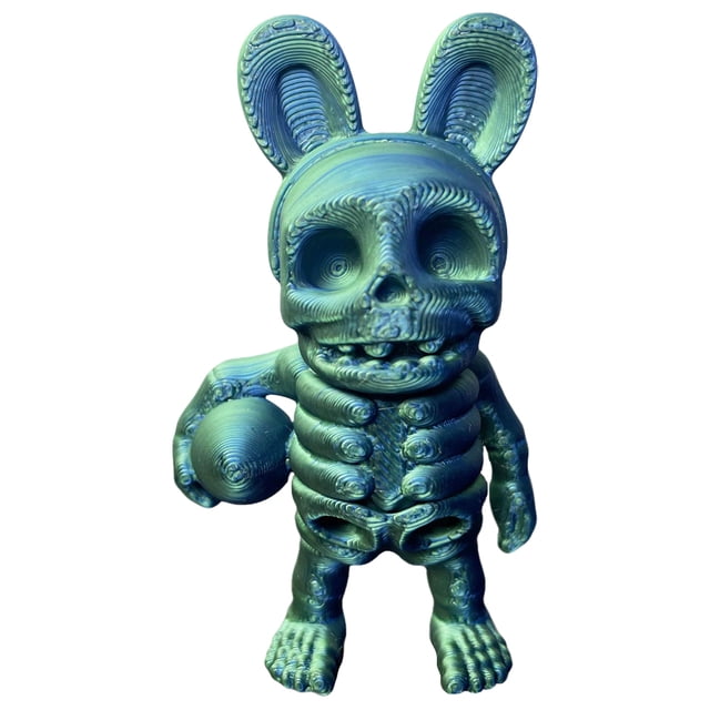 Modelo Articulación Juguete Esqueleto Impreso en 3D para Halloween El Y La Oficina