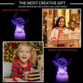 thumbnail image 4 of Stitch Kids Night Light, Stitch Gifts, Home Decor Table Lamps for Boys and Girls Holiday Gifts, Stitch Decorative 3D Night Light, 16 Colours Variable, with Remote ControlT53, 4 of 5