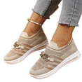 thumbnail image 4 of DIVVce Womens Sneakers Breathable Knit Slip On Comfortable Lightweight Air Cushion Casual Walking Shoes For Daily Use, 4 of 8